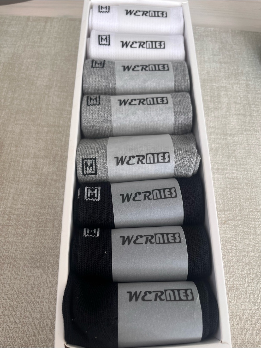 Wernies No-Show men low ankle cut socks